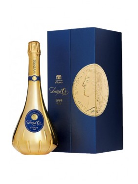 Champagne De Venoge Grand Cru Louis d'Or en coffret 1995
