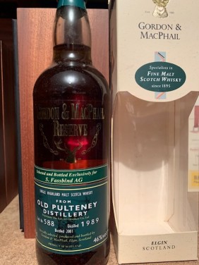 Whisky Old Pulteney 1989